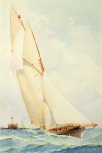 Goélette sous Voile